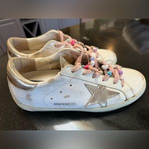 Golden Goose Low Top charm laces